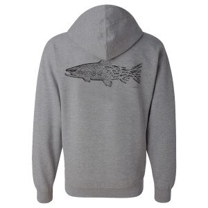 RepYourWater Brown Snacks EcoHoody in Grey